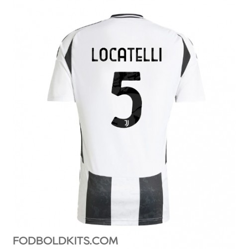 Juventus Manuel Locatelli #5 Hjemmebanetrøje 2024-25 Kortærmet